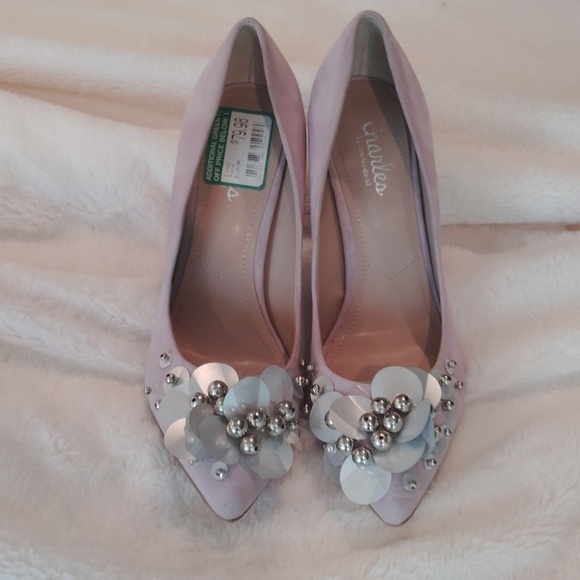 Charles David Suede Heels - Picture 3 of 7